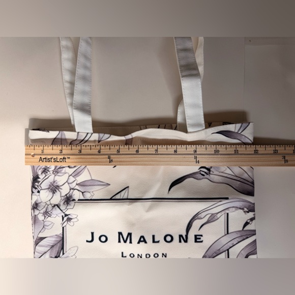 Jo Malone Botanical Tote - Cream and Black| Canvas Shopper - Picture 2 of 4